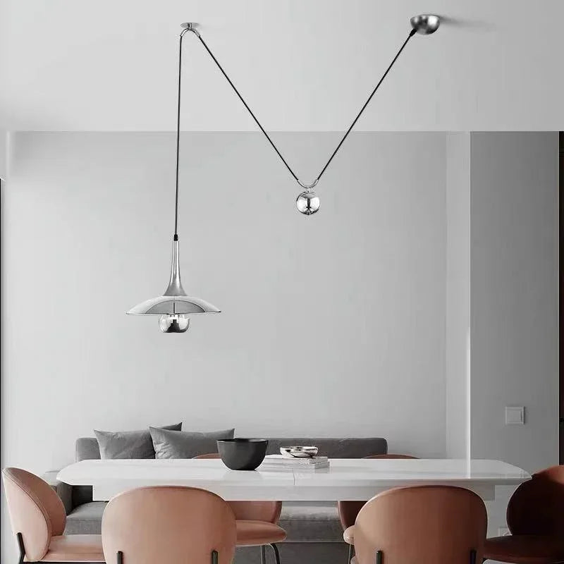Postmodern Adjustable Led Pendant Lighting Lamp Bedroom Dining Room Bedside Hanging Lights/Suspension Spot Light Fixturex