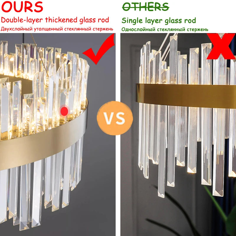 Modern crystal chandelier bedroom ceiling lamp living room crystal light lamp kitchen chandeliers dining room ceiling chandelier
