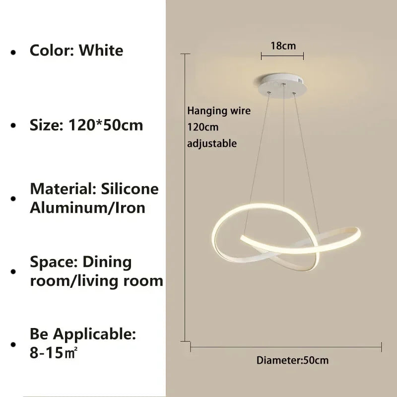 Modern Infinity LED Pendant Light