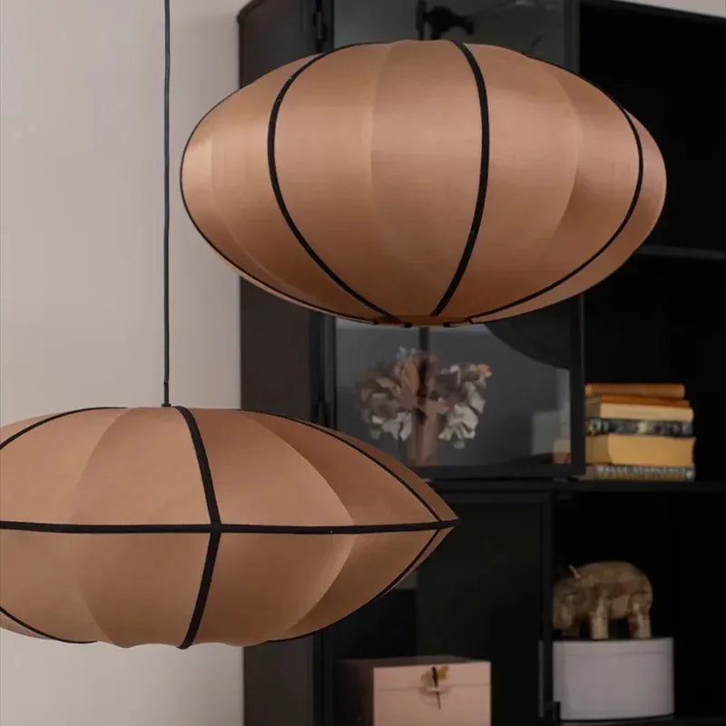 Japanese umbrella pendant lamp Oi Soi ufo lantern light LED Living Tea Room Bedroom cloth lamp Art Decor Study office lamp