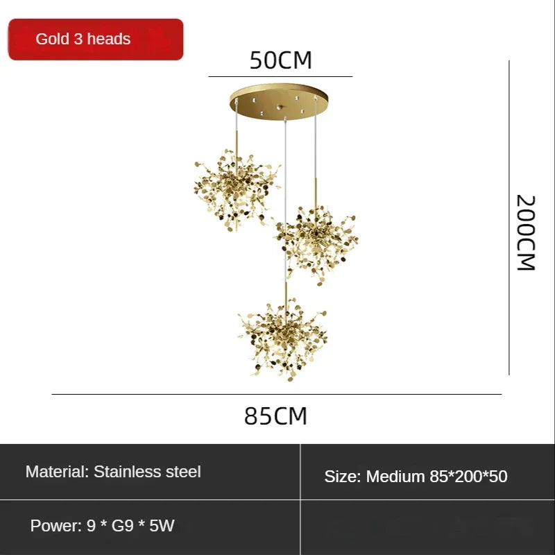 Italy Industrial Suspension Design Chandelier