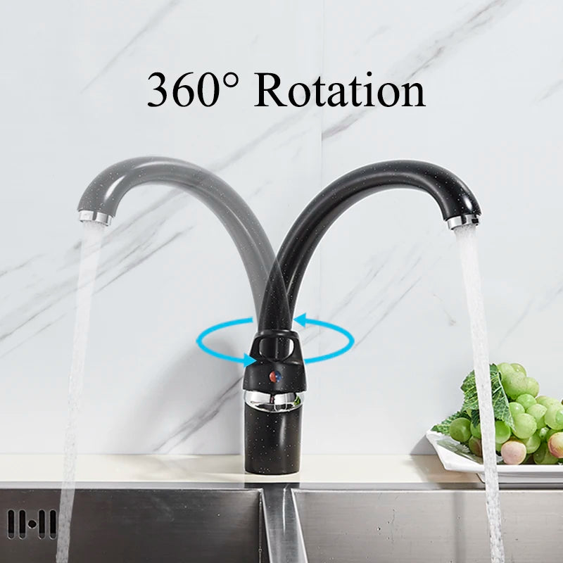 Senlesen Kitchen Sink Faucet Brass 4 Colors Single Handle Hot Cold Water Mixer Tap Sprayer Nozzle Mounted Para Kitchen Faucets