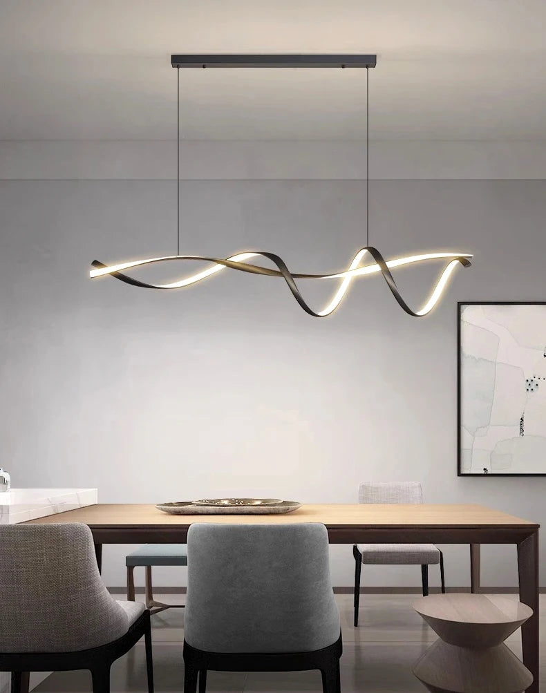 Modern glass home decor led lights pendant light lamps for living room Chandeliers for dining room hanging light indoor lighting
