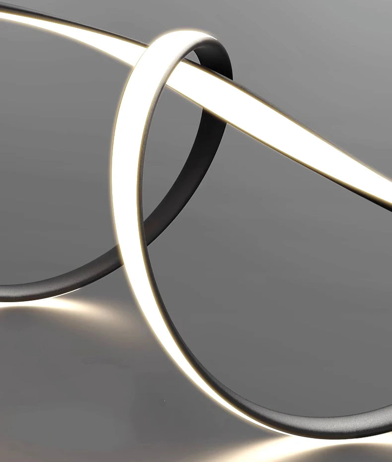 Modern glass home decor led lights pendant light lamps for living room Chandeliers for dining room hanging light indoor lighting