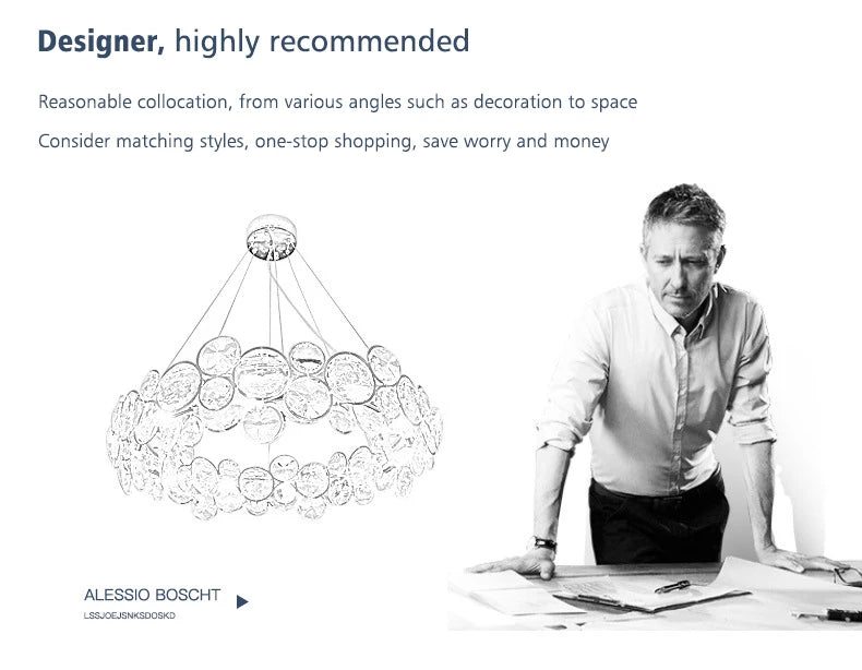 New Modern Luxury K9 Crystal Chandeliers