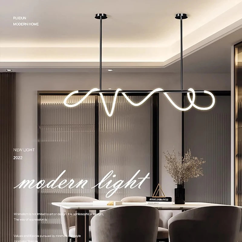 Modern art home decor led lights pendant light lamps for living room Chandeliers for dining room hanging light indoor lighting