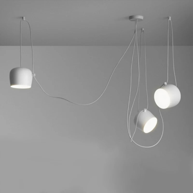 Modern LED Drum Pendant Lamp