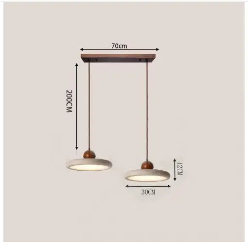 New Stone LED Chandeliers
