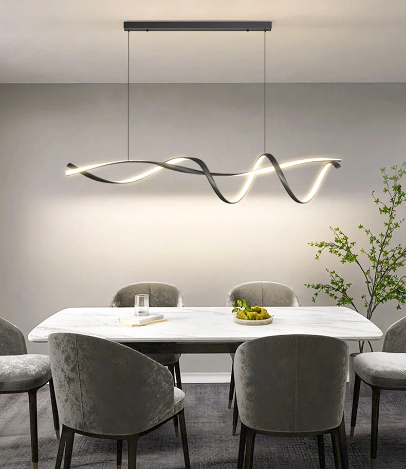 Modern glass home decor led lights pendant light lamps for living room Chandeliers for dining room hanging light indoor lighting