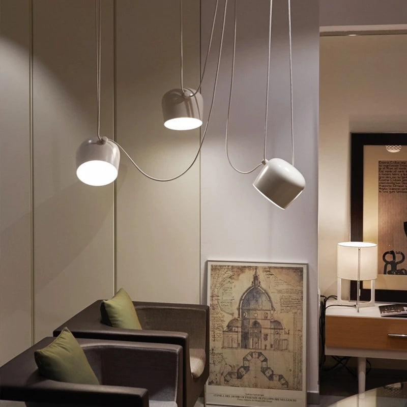 Modern LED Drum Pendant Lamp