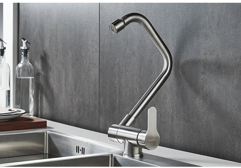 Deck Mounted Black Kitchen Faucets Pull Out Hot Cold Water Filter Tap for Kitchen Two Ways Sink Mixer Kitchen Faucet EL9005