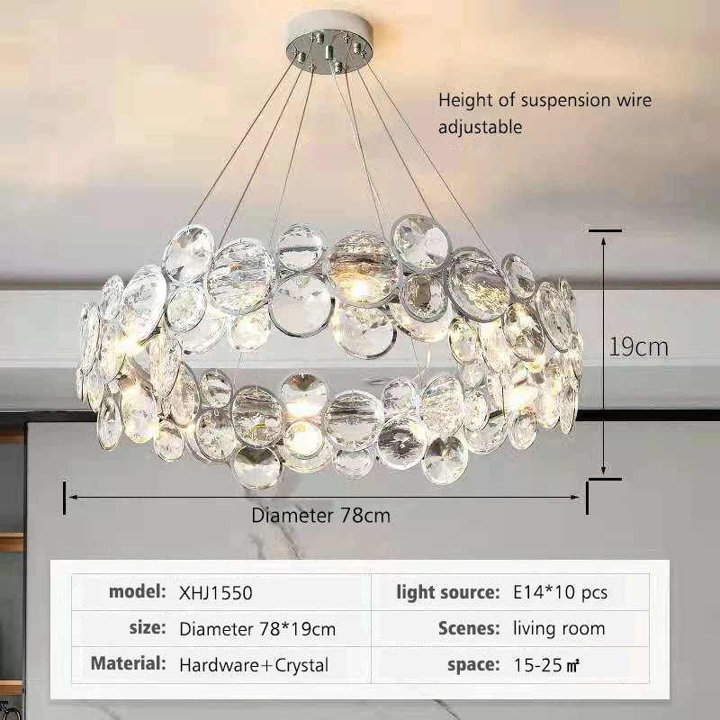New Modern Luxury K9 Crystal Chandeliers