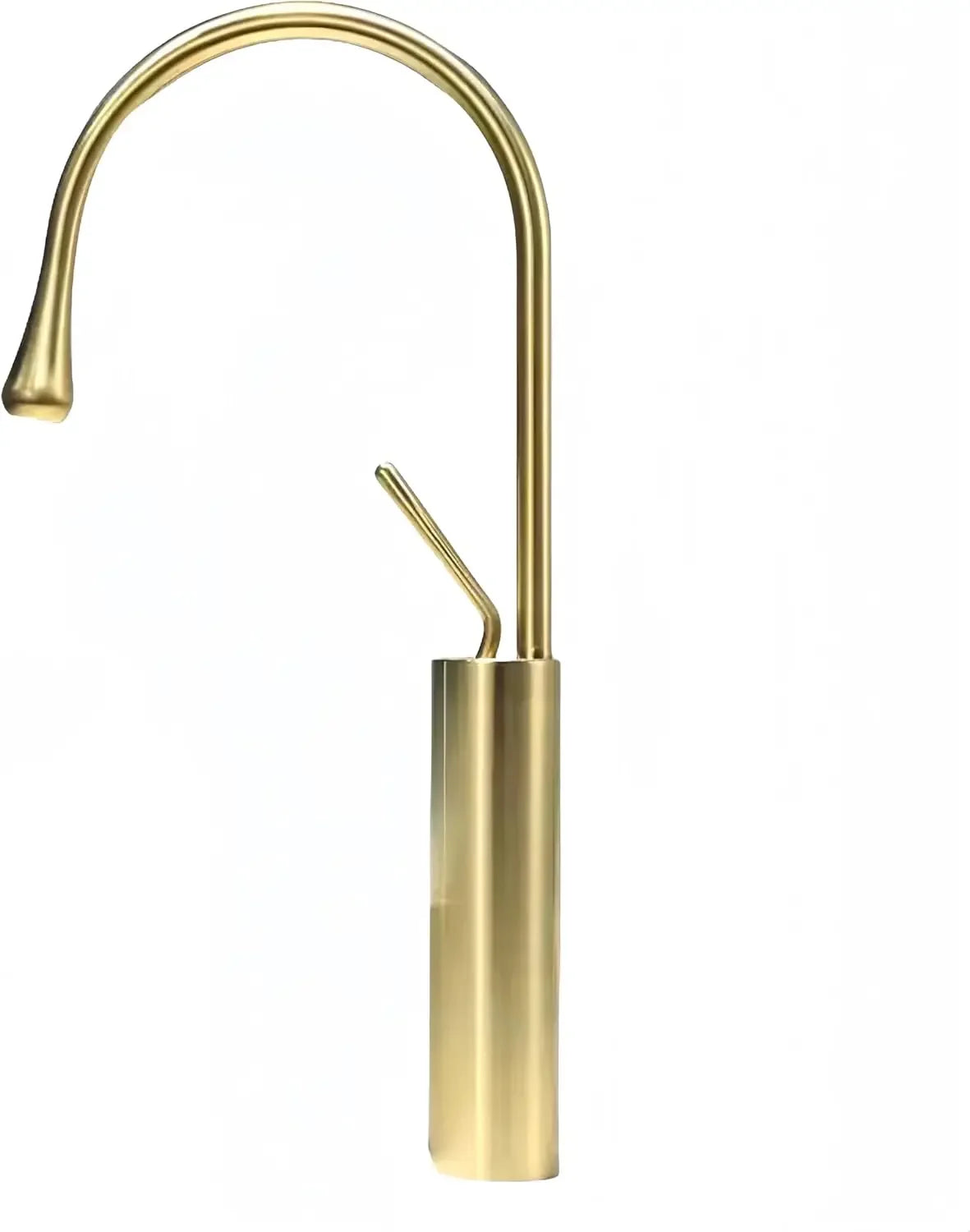 Modern Bathroom Faucet High Arc Single Handle Sink Faucet Brass Washbasin Hot and Cold Water Faucet with Hose Accessories