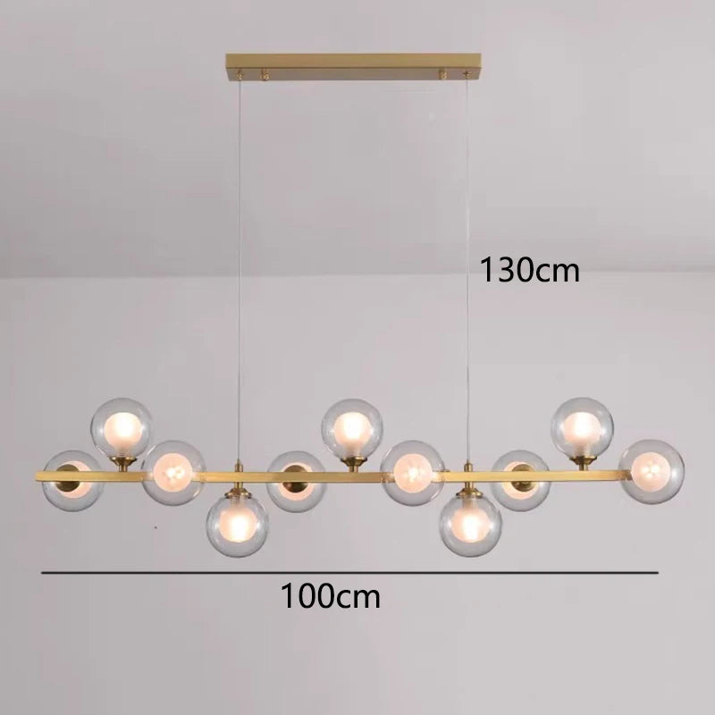 Modern Remote Dimmable Chandeliers