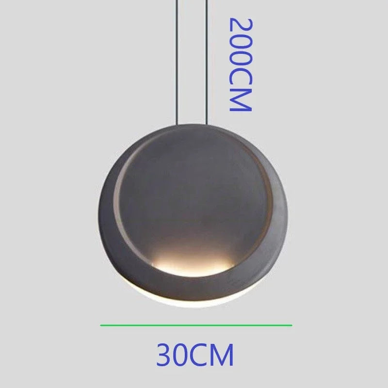 Scandinavian chandelier Dining room Coffee Shop Bar Kitchen Island Chandelier minimalist Moon lamp Crescent pendant lamp