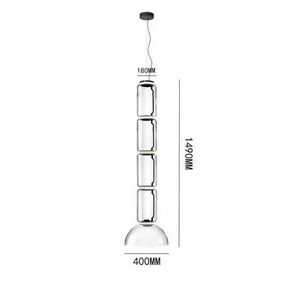 Noctambule Pendant light Nordic glass hanging light for Dining Room Designer lamp Home room decoration Noctambule Floor Lamp