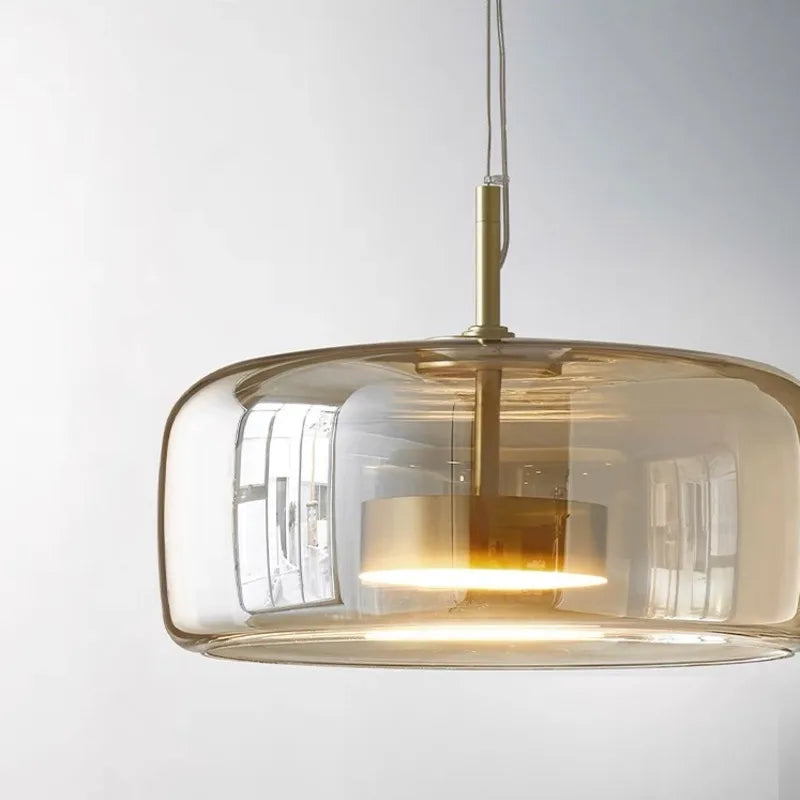 Modern Nordic Crystal LED Pendant Lights Living Room Home Decor Hanging Lamp Ceiling Light Fixture Living Dining Room Chandelier