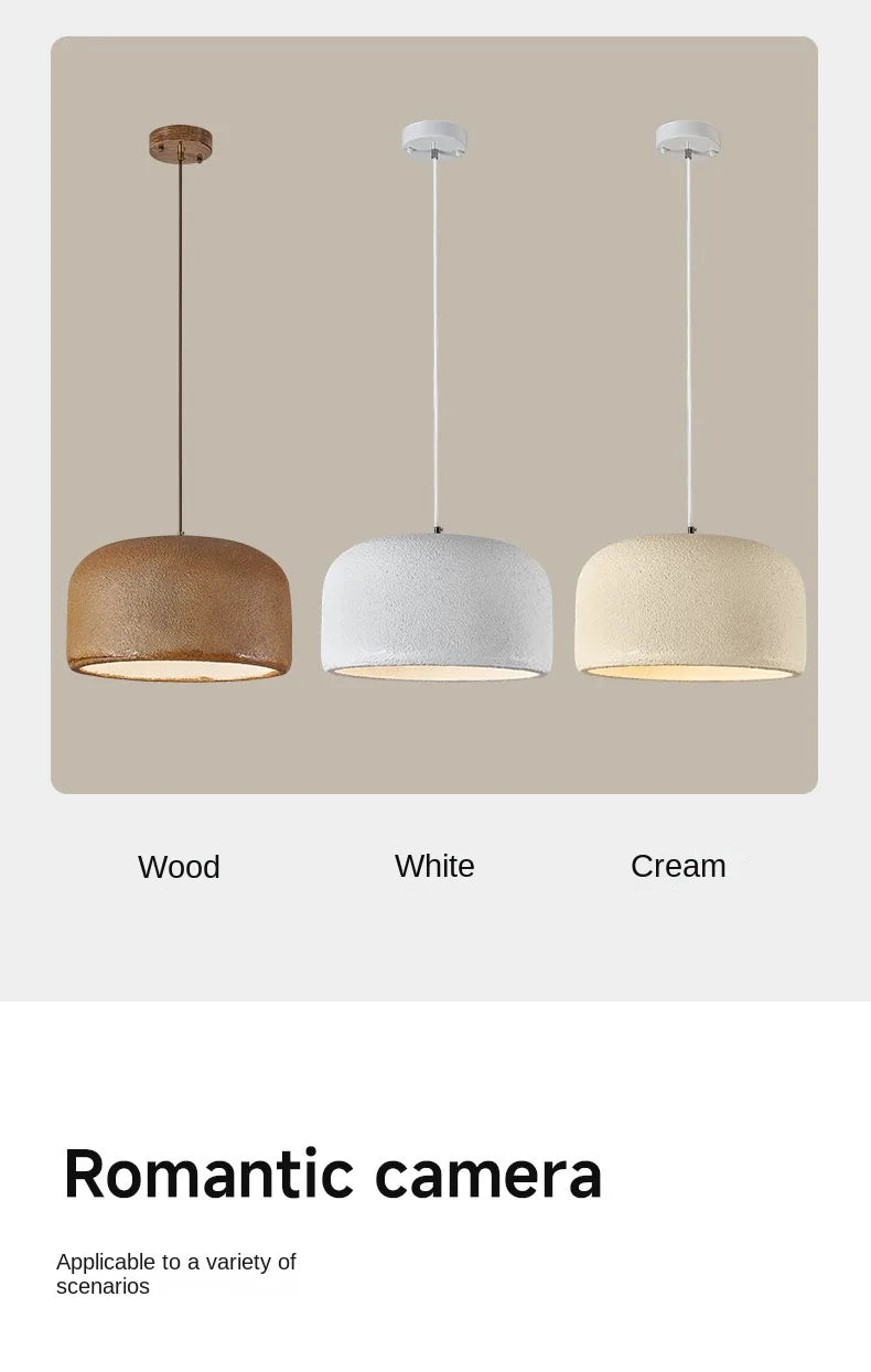 Nordic Bar Wabi Sabi E27 LED Pendant Lamp Loft Minimalism LED Pendant Lamp Cord Pendant Lamp for Bar Restaurant Lamp Lights