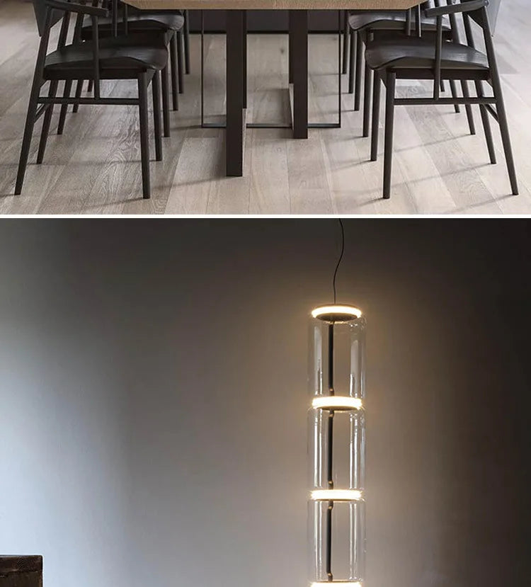 Modern LED Glass Pendant Lamp