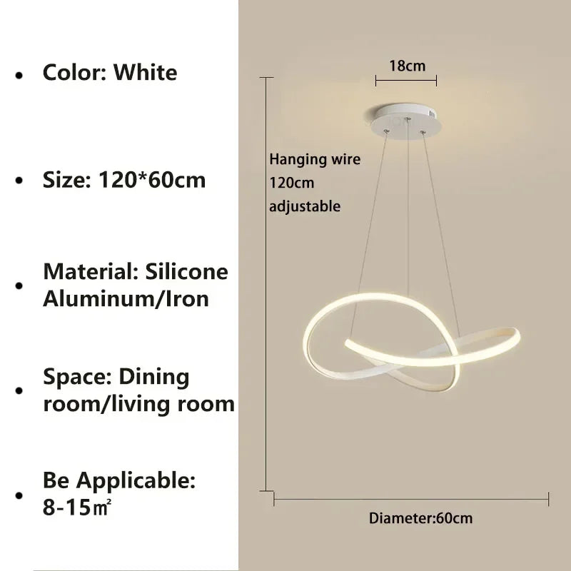 Modern Infinity LED Pendant Light