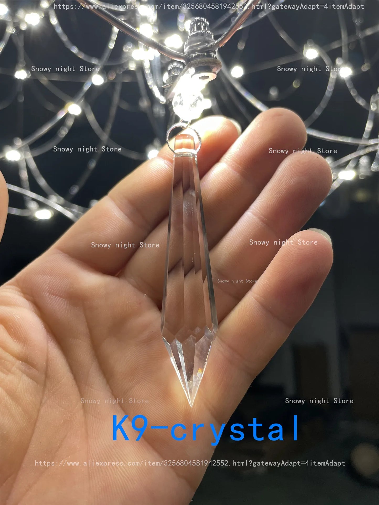 Starry Firefly Crystal Chandelier Living Room Light