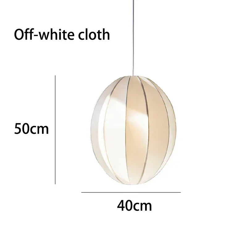 Vintage Danish Pendant Lamp rustic fabric E27 Colth Hanging Light for Living Room dining room Bedroom