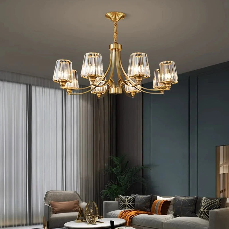 home decorationPendant lights, luxury crystal living room chandelier, dining room Pendant lamp, ceiling light, indoor lighting