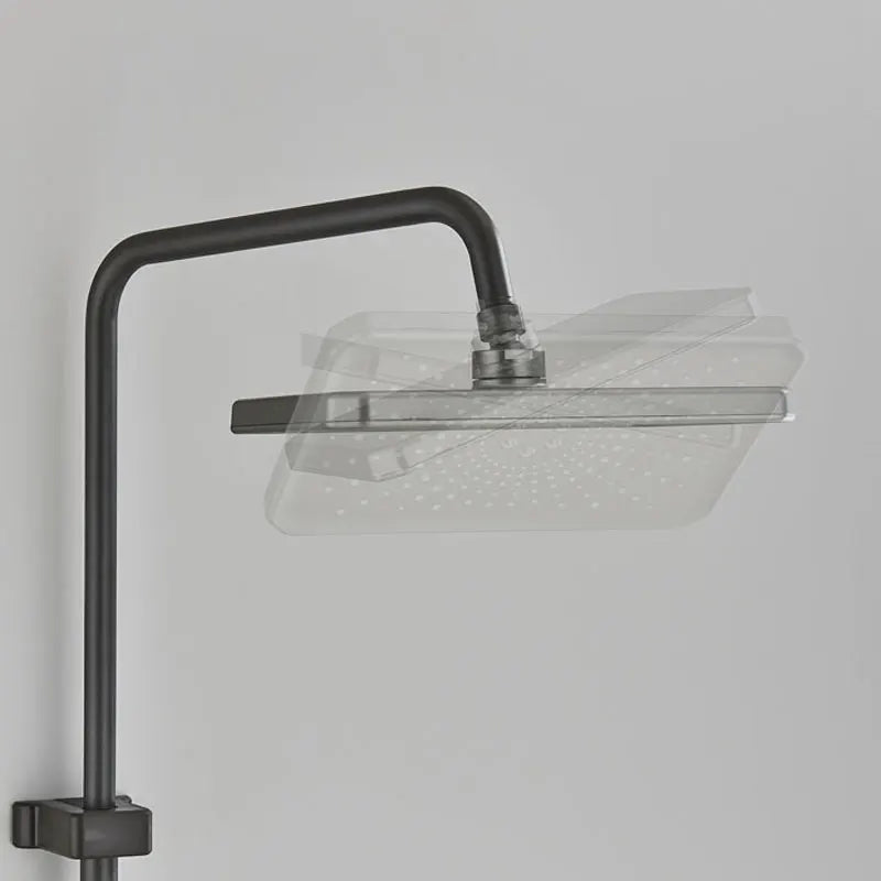 Brass Piano Smart Shower Faucet Set Bathroom Digital Display Shower Faucet Wall Mount Mixer Crane Shower Set With Bidet Sprayer