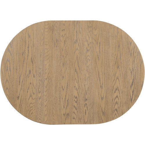 Oak and Antique White 5-piece Farmhouse Wooden Dining Table Set