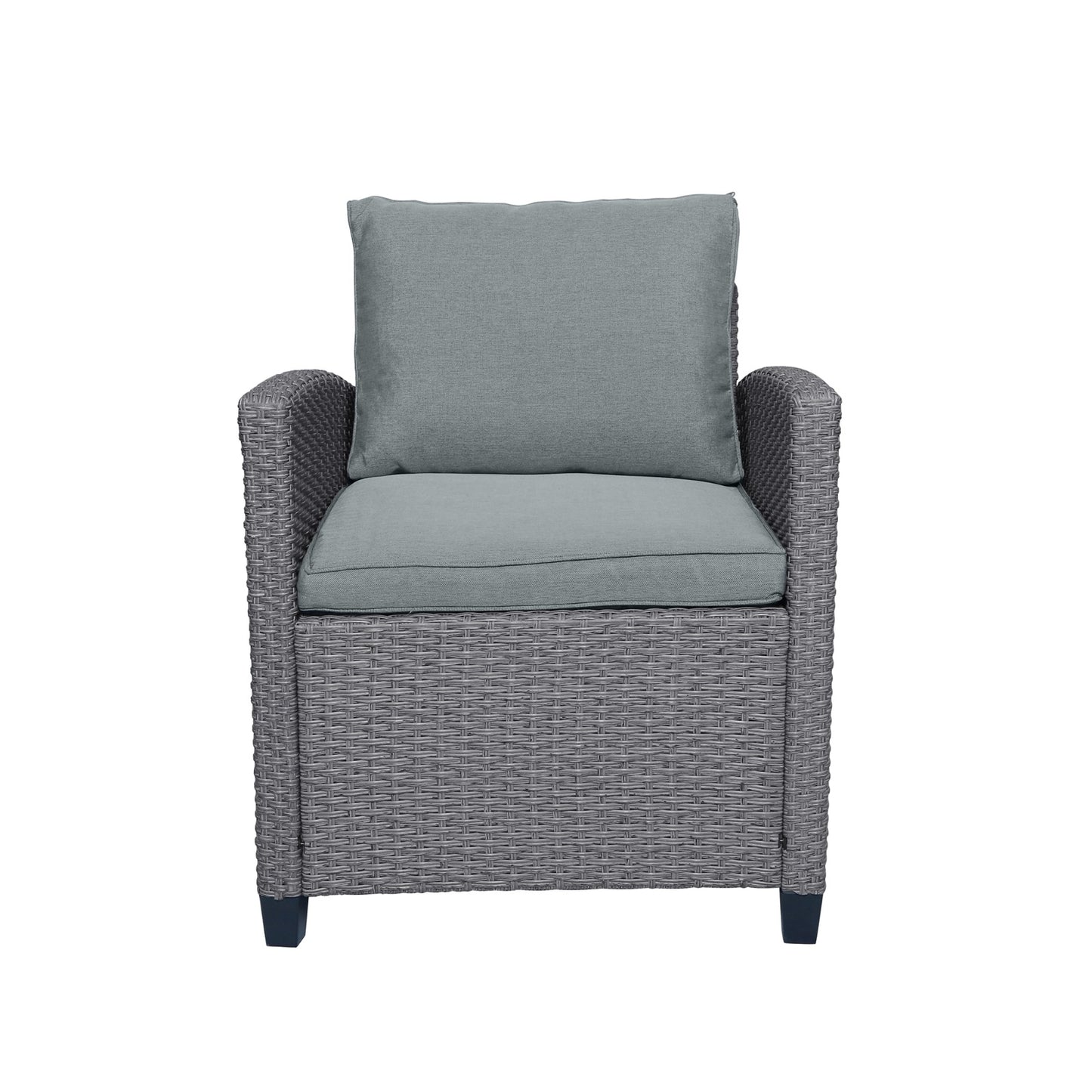 6-piece Outdoor Rattan Courtyard Set