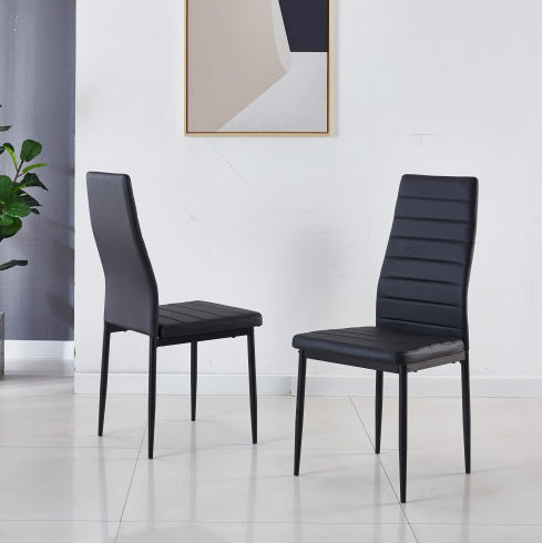 5 pieces Mid-Century Dining Set with Metal Leg