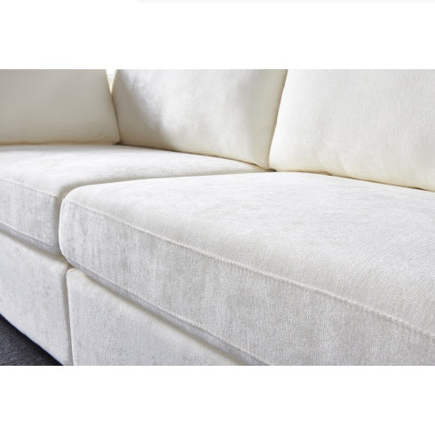 Modular Grey Chenille Sofa