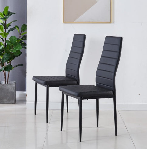 5 pieces Mid-Century Dining Set with Metal Leg