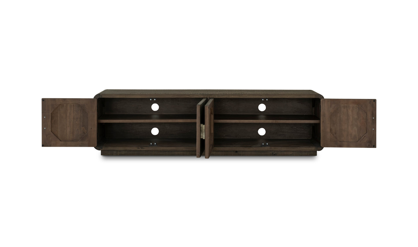 Monterey Media Cabinet Aged Brown