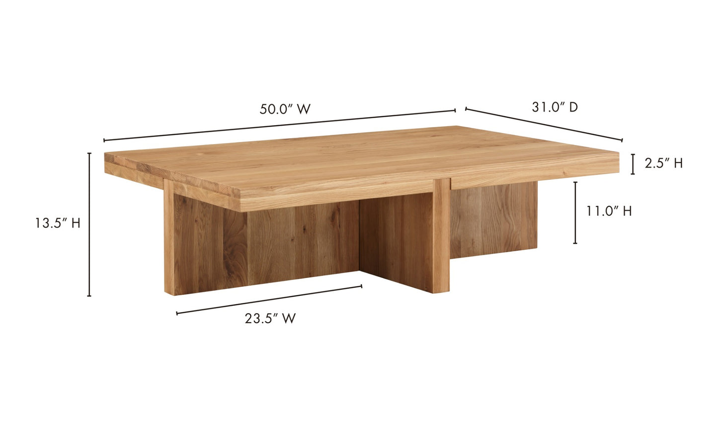 Folke Rectangular Coffee Table Natural