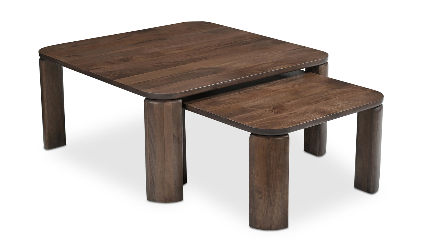 Bailey Nesting Coffee Table Deep Brown