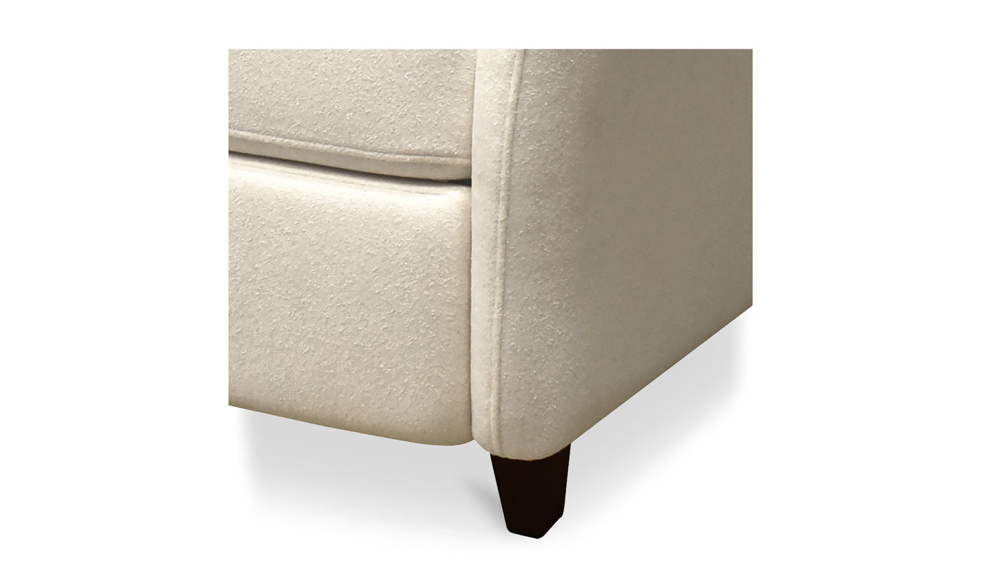 Luna Recliner Chair White