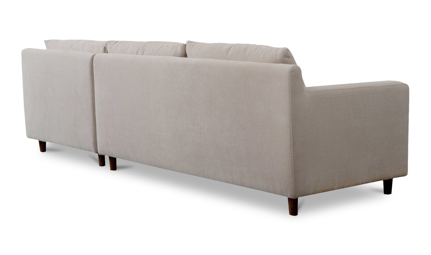 Hutton Right Sectional Beige