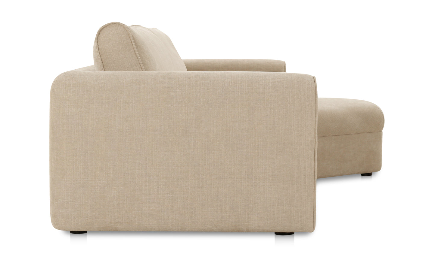 Madrid Right Sectional Cool Beige
