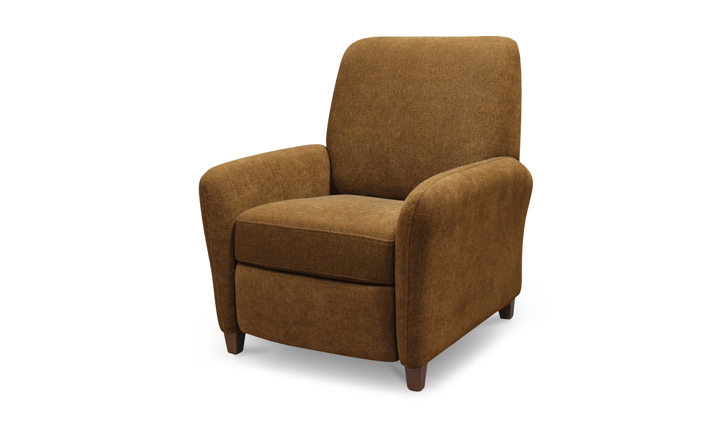 Luna Recliner Chair Ochre Brown