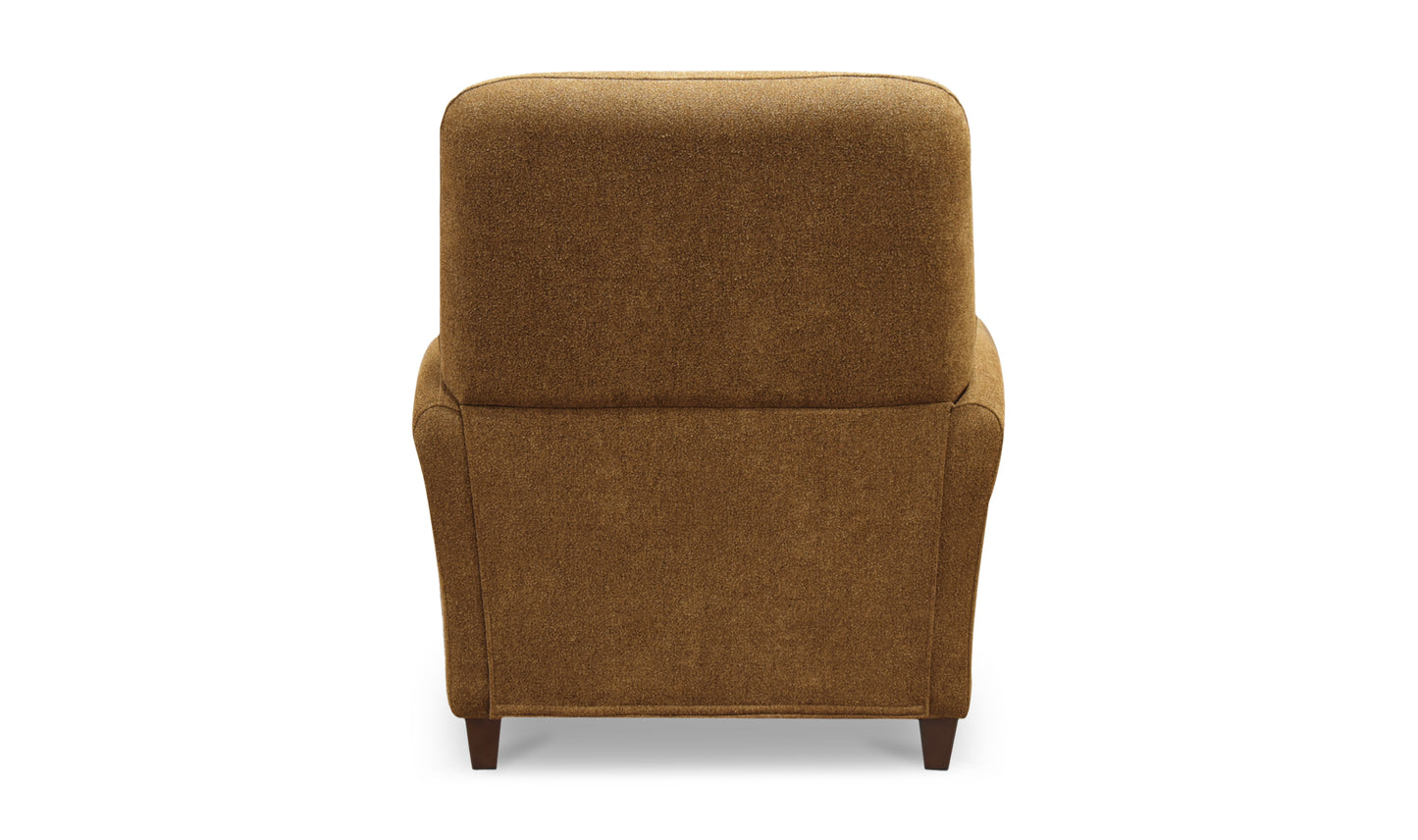 Luna Recliner Chair Ochre Brown