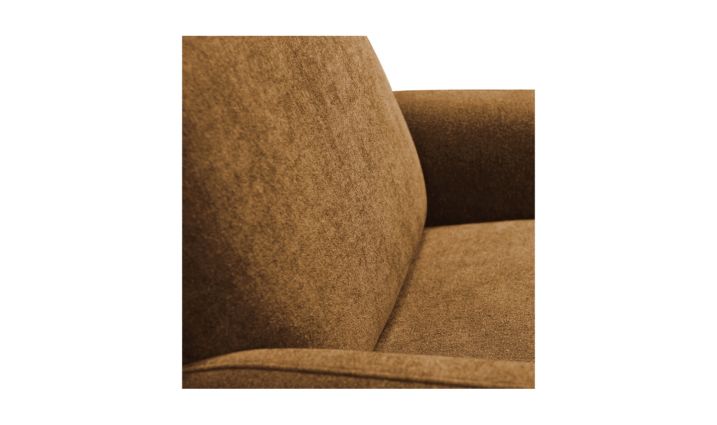 Luna Recliner Chair Ochre Brown