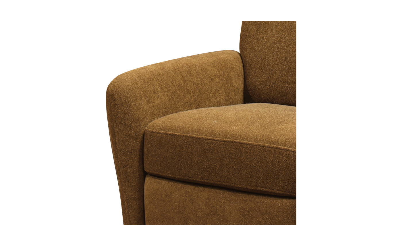 Luna Recliner Chair Ochre Brown