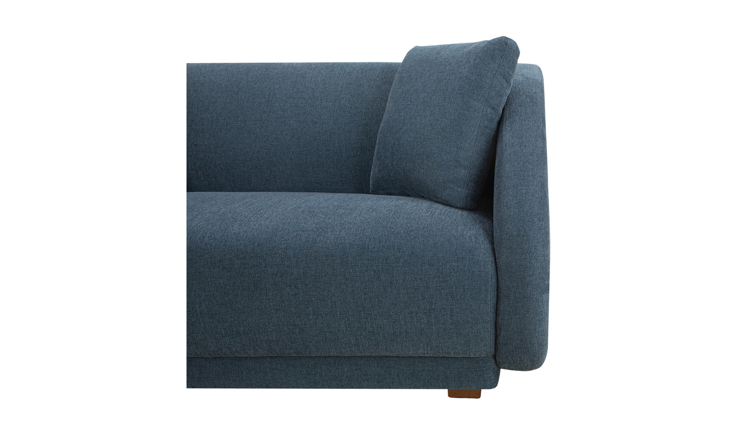 Fraser 2 Piece Modular Sofa Deep Blue
