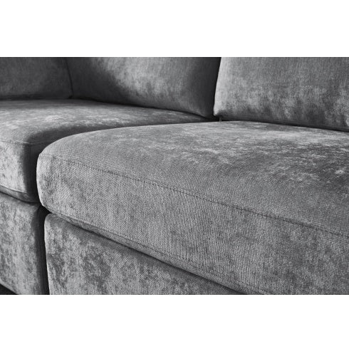 Modular Grey Chenille Sofa