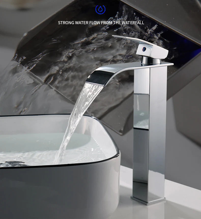 Bathroom Accessories Household Home Hot and Cold Water Waterfall Dragon Head Kitchen Bathroom Bathroom Washbasin Faucet Tapware