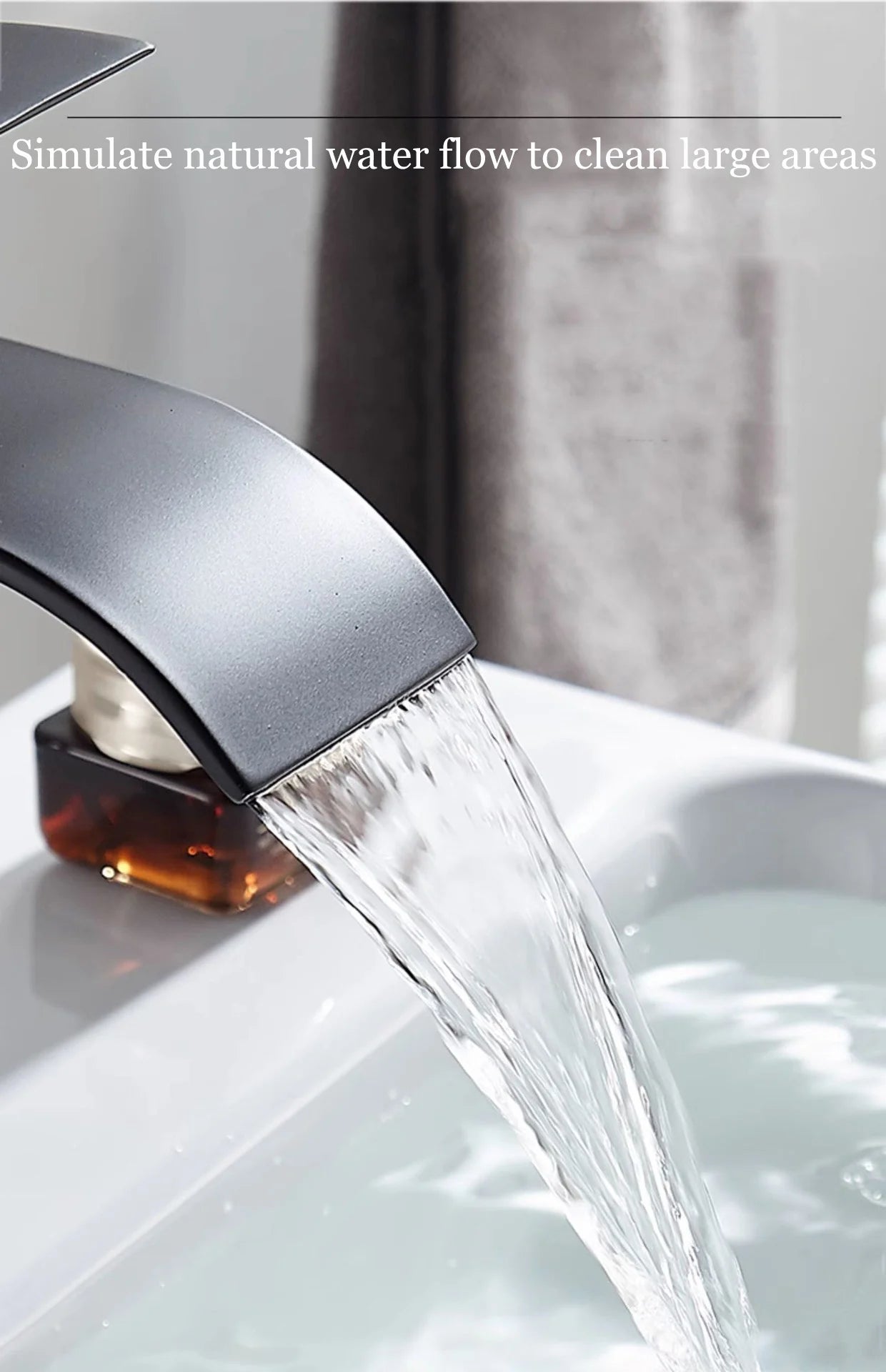 Bathroom Accessories Household Home Hot and Cold Water Waterfall Dragon Head Kitchen Bathroom Bathroom Washbasin Faucet Tapware