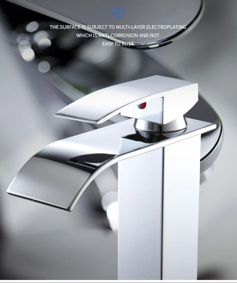 Bathroom Accessories Household Home Hot and Cold Water Waterfall Dragon Head Kitchen Bathroom Bathroom Washbasin Faucet Tapware