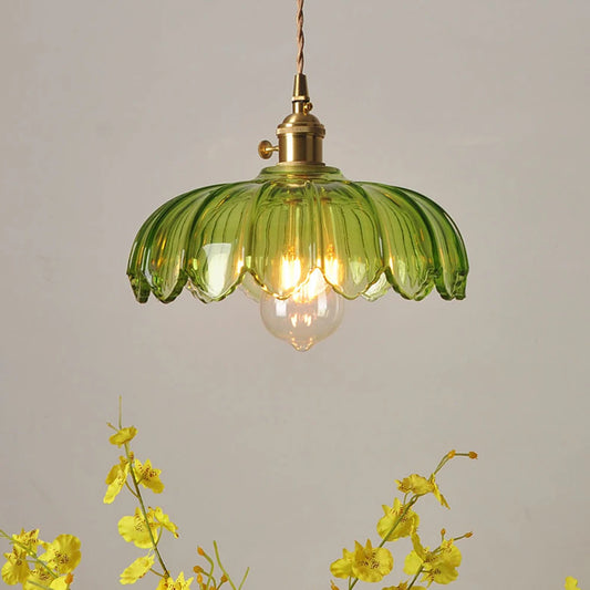 Nordic Retro Glass Pendant Light