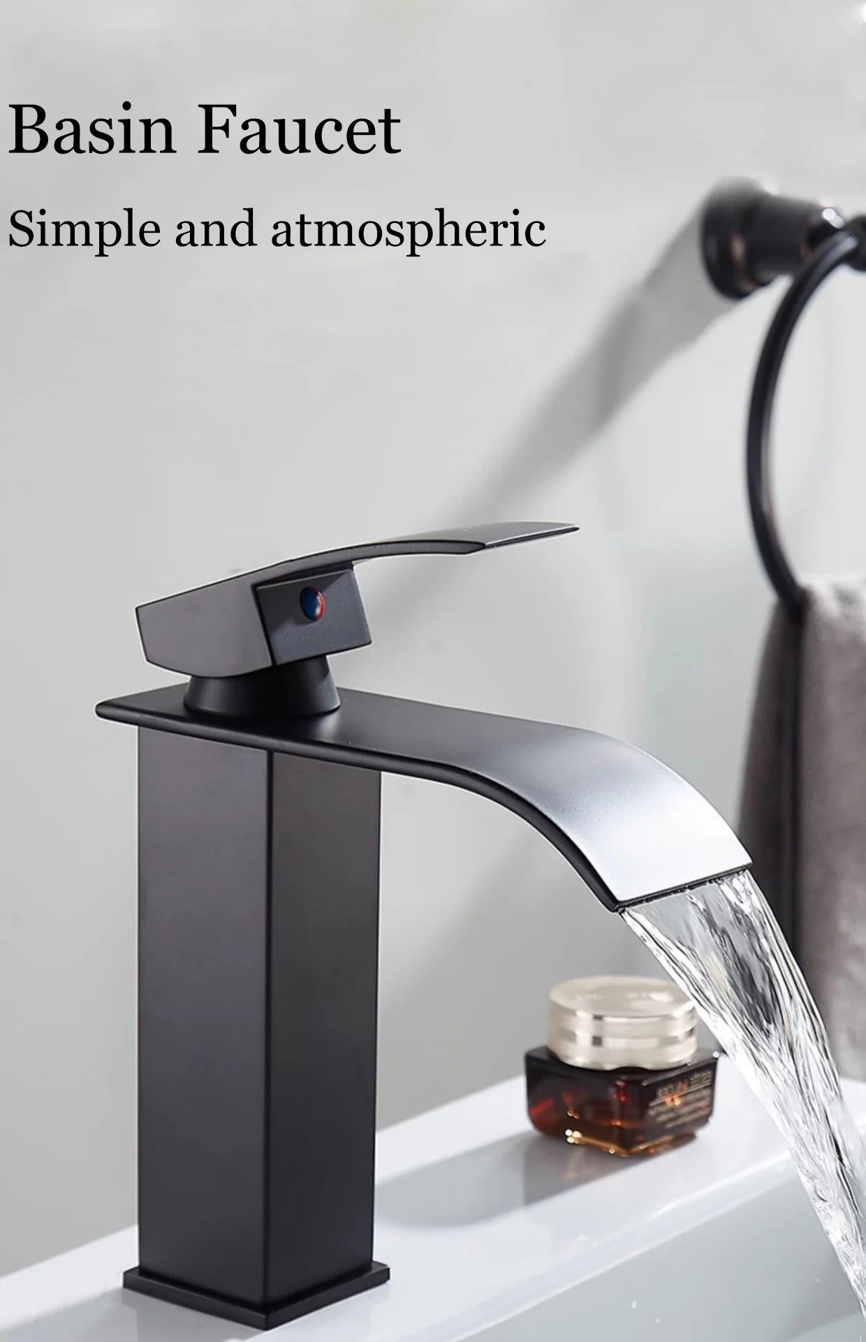 Bathroom Accessories Household Home Hot and Cold Water Waterfall Dragon Head Kitchen Bathroom Bathroom Washbasin Faucet Tapware